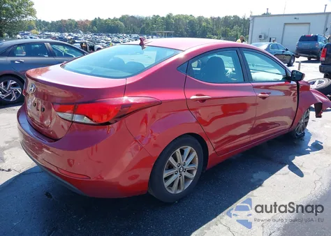 2014 Hyundai Elantra Se from USA, damaged, VIN 5NPDH4AE4EH488519
